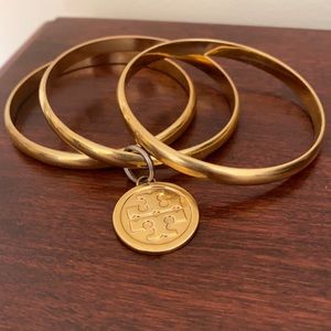 Three piece Tory Burch bangle set